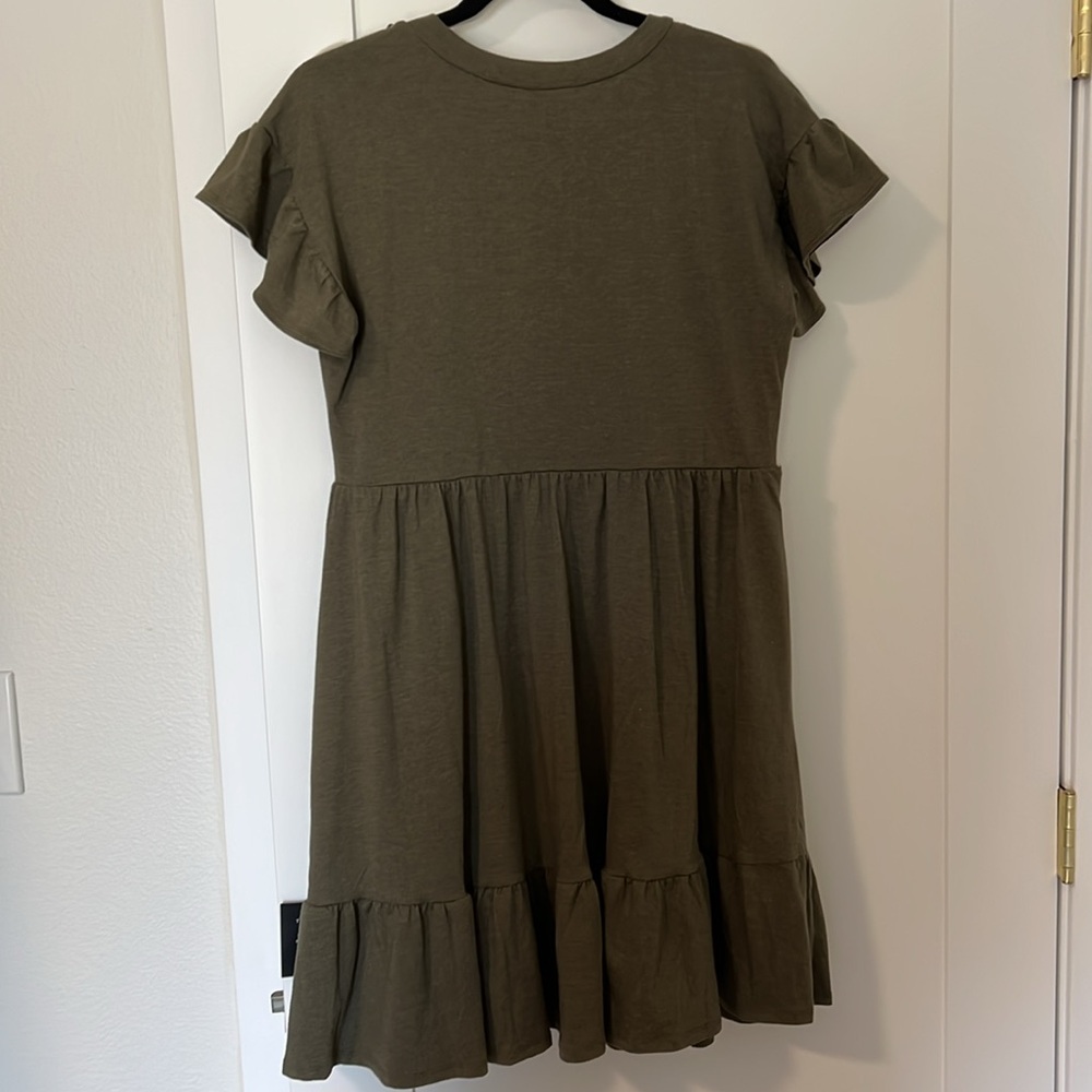 Lulus Ruffle Shirt Dress - Picture 8 of 8